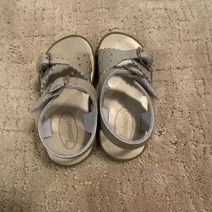 footmates gold ariel sandals